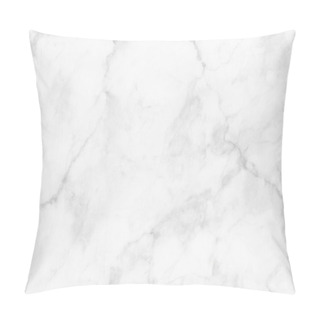 Personality  White (gray)  Marble Texture Background, Detailed Structure Of Marble For Design. Pillow Covers