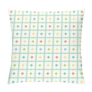 Personality  Retro Background With Flowers Pillow Covers