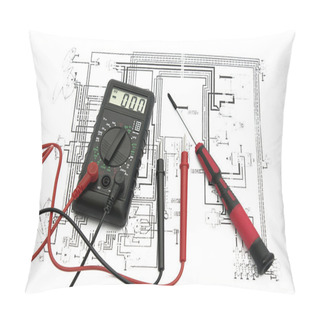 Personality  Electrical Plan Pillow Covers