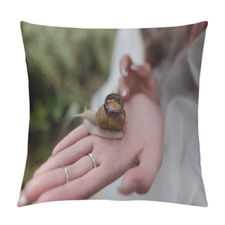 Personality  Snail Pillow Covers