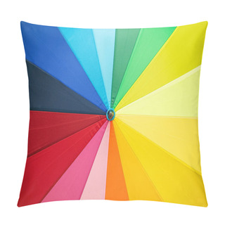 Personality  Open Multicolored Umbrella Background Pillow Covers