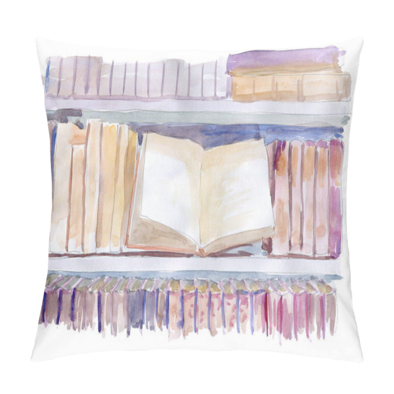 Personality  Shelf Of Books Pillow Covers
