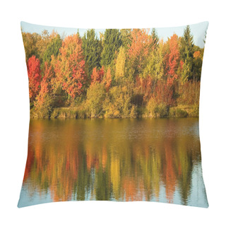 Personality  Bright Autumn Trees Pillow Covers