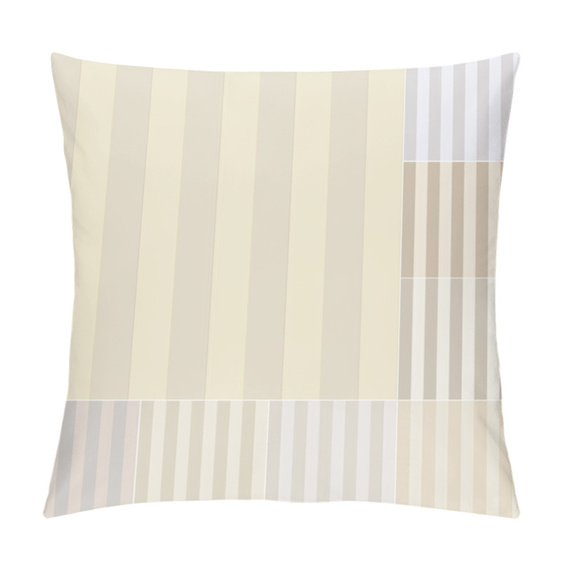 Personality  Seamless pastel vertical stripes pattern pillow covers