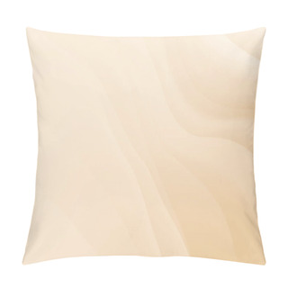Personality  Abstract White Brown Creamy Colors Gradient With Wave Lines Graphic Design Texture Background. Use For Cosmetics Nature Concept. Pillow Covers