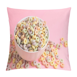 Personality  Multicolored Corn Rings For Breakfast  Pillow Covers