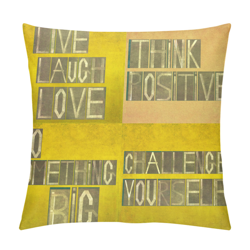 Personality  Positive messages pillow covers