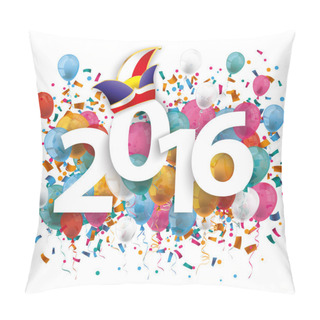 Personality  Carnival 2016 Balloons Confetti Pillow Covers