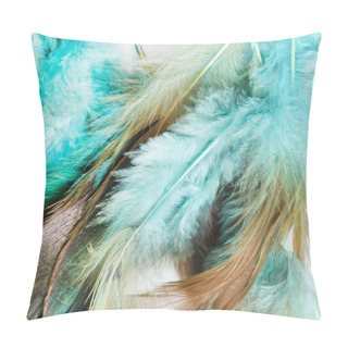 Personality  Color Feathers Pillow Covers