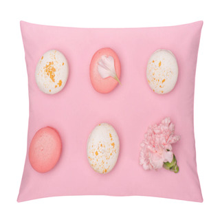 Personality  Group Of Fresh Homemade Macarons Pillow Covers