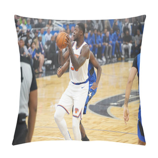 Personality  Orlando Magic Host The New York Knicks At The Amway Center In Orlando Forida On Wednesday, October 30, 2019. Pillow Covers