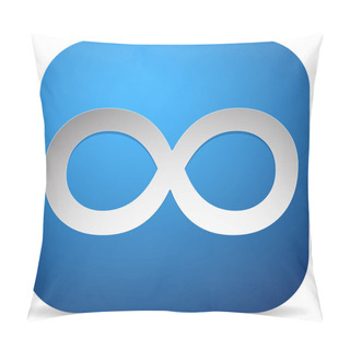 Personality  Infinity Symbol. Eeverlasting, Infinite Or Cycle, Continuity The Pillow Covers