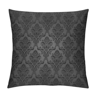 Personality  Black Seamless Wallpaper Pattern Pillow Covers