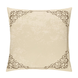 Personality  Vintage Vector Background. Pillow Covers