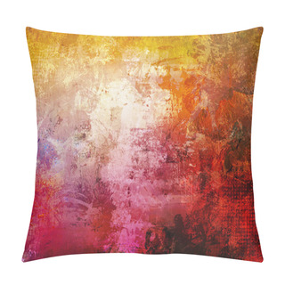 Personality  Abstract Textured Mixed Media Pillow Covers
