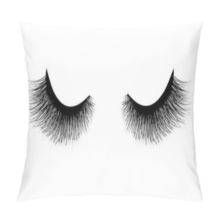 Personality  Eyelash Extension. A Beautiful Make-up. Thick Fuzzy Cilia. Mascara For Volume And Length. Pillow Covers