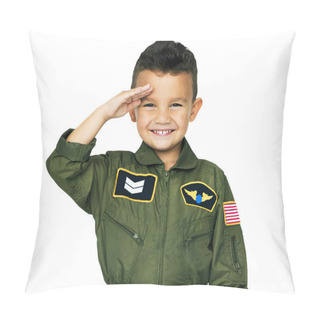 Personality  Schoolboy With Pilot Uniform For Dream Occupation, Original Photoset  Pillow Covers