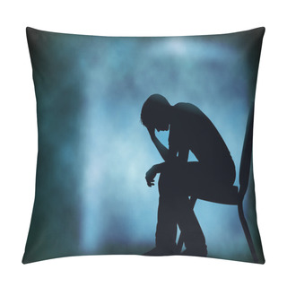 Personality  Feeling Blue Pillow Covers