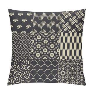Personality  Japanese Mesh Pattern Pillow Covers
