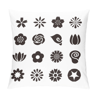 Personality  Flower Icon Pillow Covers