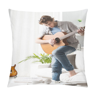 Personality  Songwriter Composing A Song Pillow Covers