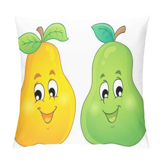 Personality  Image With Pear Theme 3 Pillow Covers