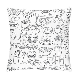 Personality  Food And Drinks Pillow Covers