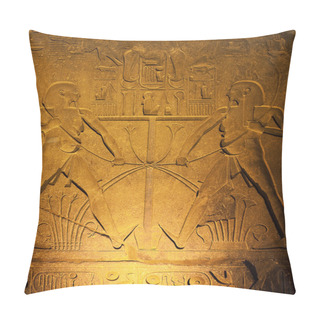 Personality  Luxor Temple Frieze Pillow Covers