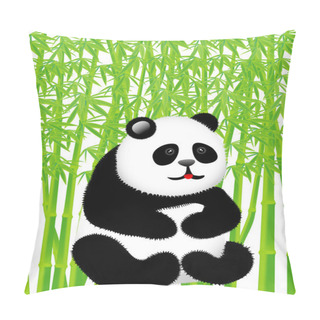 Personality  Panda In The Bamboo Forest Pillow Covers