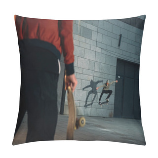 Personality  Skateboarding Pillow Covers