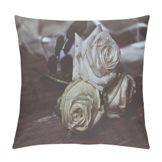 Personality  White Roses, With Effect Pillow Covers
