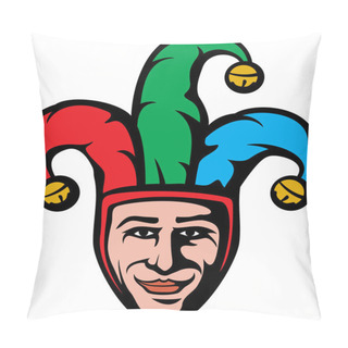 Personality  Jester Head (smiling Joker) Pillow Covers