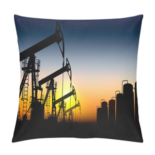 Personality  Silhouette Oil Pumps Pillow Covers