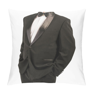Personality  Classical Tuxedo On An White  Background Pillow Covers