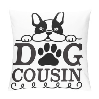 Personality  Dog T-shirt Design Vector File Pillow Covers