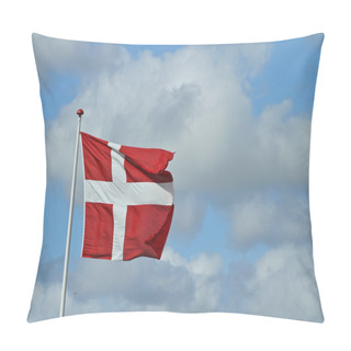 Personality  Waving Danish Flag Pillow Covers