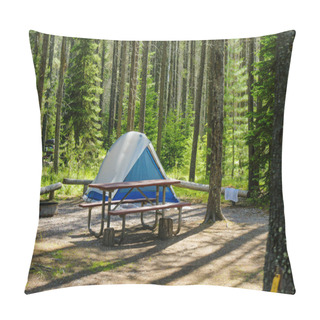 Personality  Apgar Campground In Glacier National Park In Montana, United States Pillow Covers
