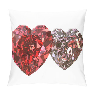 Personality  Ruby Hearts Pillow Covers