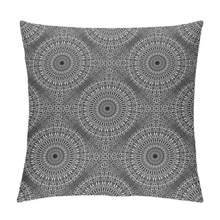 Personality  Seamless Abstract Garden Mandala Mosaic Pattern Background Art Pillow Covers