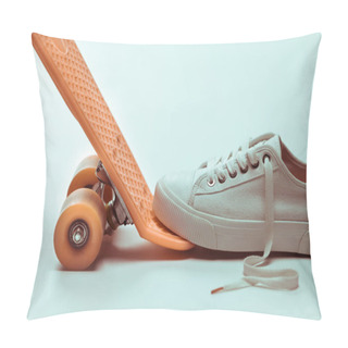 Personality  Hipster Skateboard And Sneaker  Pillow Covers