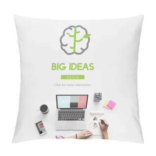 Personality  Person Working With Laptop Pillow Covers