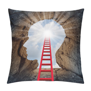 Personality  Concept Of Open Mind Pillow Covers