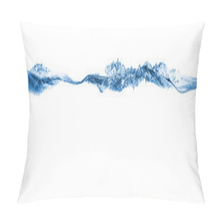 Personality  Wave. Water Splashing Isolated On White Background Pillow Covers