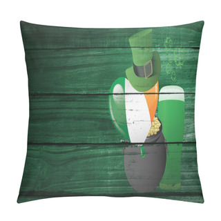 Personality  Composite Image Of Patricks Day Graphics Pillow Covers