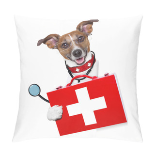 Personality  Medical Doctor Dog Pillow Covers