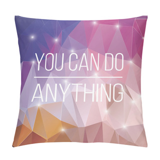 Personality  Quote, Inspirational Poster, Typographical Design, Vector Illustration Pillow Covers
