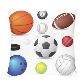 Personality  Sport Balls Pillow Covers