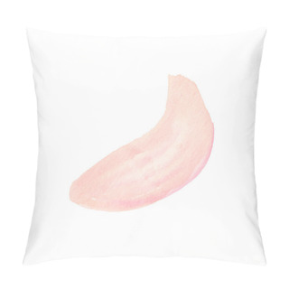 Personality   Vector Abstract Pastel Pink Watercolor Spot On White Background Pillow Covers