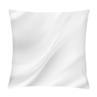 Personality  White Silk Background Pillow Covers