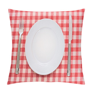 Personality  Empty Dinner Plate Pillow Covers